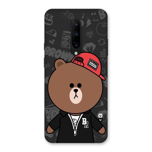 Panda Brown Back Case for OnePlus 7 Pro